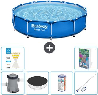 Bestway Piscina Bestway Steel Pro Redonda - 366x76 Cm - 7-piezas S304