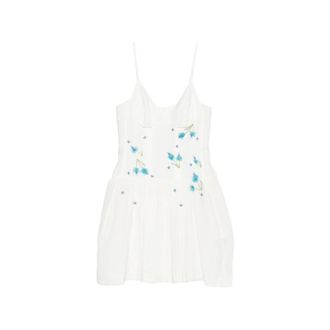 Shushu/Tong Floral Pleated Mini Dress