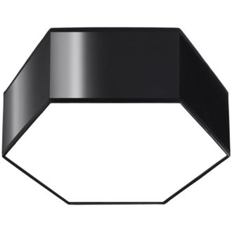 GreenIce Greenice - Sollux Lighting Sunde Plaf&oacute;n Decorativo Empotrado, Negro, 11.5cm