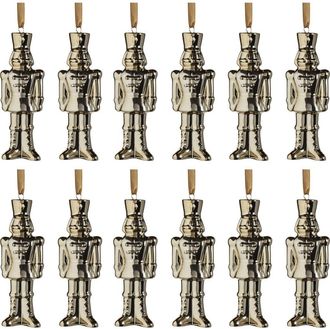 Zodax Nutcracker Ceramic Ornament in Gold at Nordstrom Rack