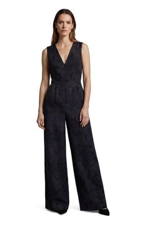 Lords of Harlech Paisley Explosion Womens Tailored Jumpsuit in Paisley Explosion Black at Nordstrom, Size X-Large