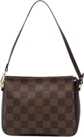 Louis Vuitton Pre-owned Trousse Pochette - Dames - Pre-owned - Bruin - Maat: ONE Size Zijde