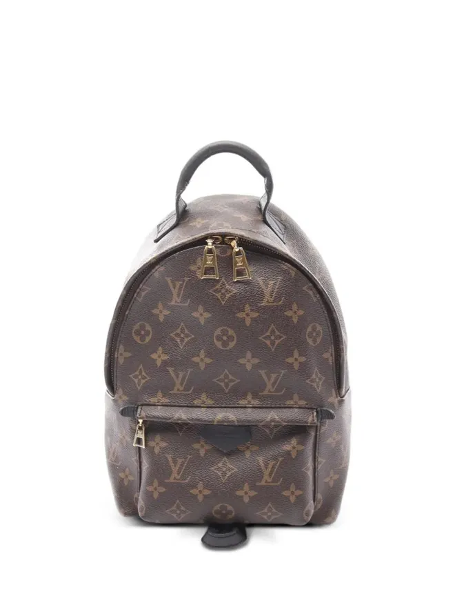 2016 Palm Springs monogram-canvas backpack - Brown
