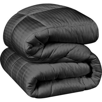 Superior Reversible Down Alternative Comforter in Charcoal at Nordstrom Rack, Size Twin/twin Xl