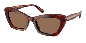 Coach HC8452U CDP52 593873 Womens Sunglasses Tortoiseshell Size 54