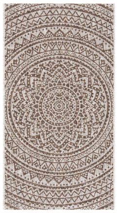 Safavieh Alfombra beige/marr&oacute;n 79 x 152 cm