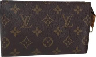 Louis Vuitton Pre-owned Canvas Clutch - Dames - Vintage Clutch - Bruin - ONE Size - Vintage