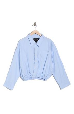 R13 Crossover Bubble Shirt in Eoe Light Blue at Nordstrom Rack, Size Large