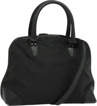 Bally Pre-owned Nylon handbags - Dames - Vintage Handtas - Zwart - ONE Size - Nylon - Vintage
