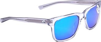Costa Tybee Blue Mirror Polarized Glass Square Mens Sunglasses 6S2003 200302 55