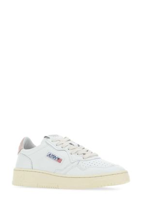 Autry Womens White Leather Medalist Sneakers Ll16