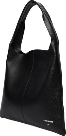 Patrizia Pepe Womens Shoulder Bag Urban City Black Leather