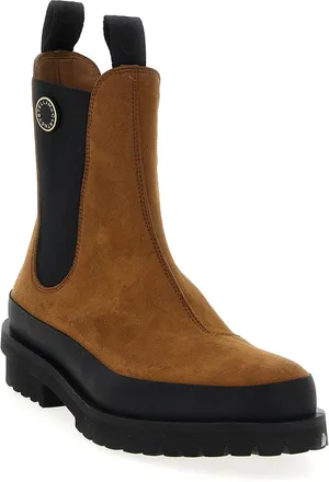 Stella McCartney Suede Chelsea Boot - Caramel