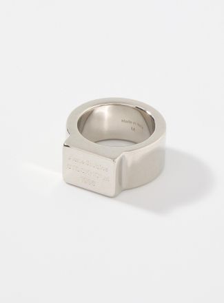 Acne Studios Mens Square logo ring