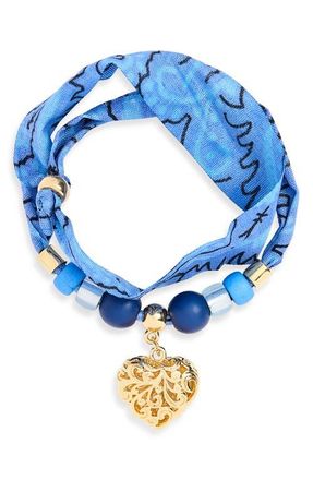 BP. Bandana Charm Bracelet in Blue at Nordstrom