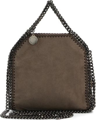 Stella McCartney Falabella Tiny Schoudertas - Dames - Tassen - Bruin - Maat: ONE Size Polyamide