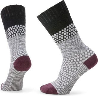 Smartwool Everyday Cozy Popcorn Cable Crew Socks Multifunktionssocken f&uuml;r Damen | grau
