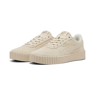 Puma Sneaker PUMA CARINA 3.0 SD, Damen, Gr. 38, alpine snow, puma gold, unifarben, Schuhe Sneaker