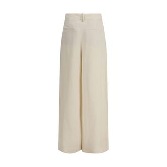 Brunello Cucinelli Womens Beige Viscose Casual Pants