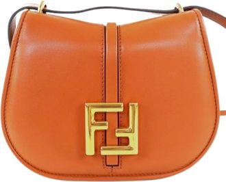 Fendi Pre-owned Cross Body Bags, female, Brown, Size: ONE SIZE Pre-owned Vintage Shoulder Bag