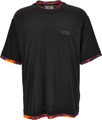 Versace Jeans Couture Tops, Heren, Zwart, XL, T-shirts en Polos