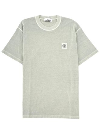 Stone Island T Shirt With Logo Patch