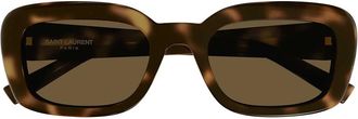 Saint Laurent Sunglasses Sl M130 004 Brown/Brown Women