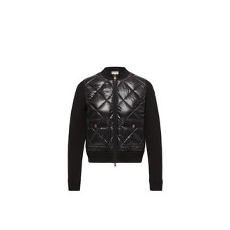 Moncler Moncler Cotton Padded Cardigan, Women, Black, Size: L