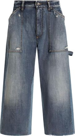 Dolce & Gabbana Blue Loose High Rise Jeans