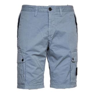 Stone Island Casual Shorts, male, Blue, Size: W31 Casual Shorts