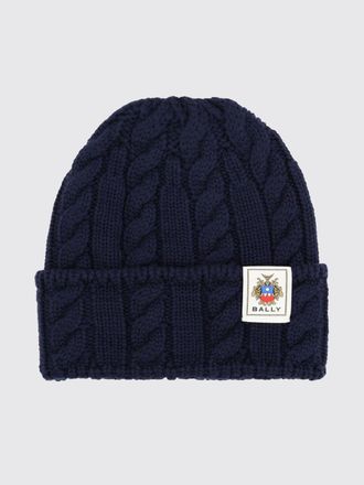 Bally Cappello Bally in lana merino a maglia intrecciata