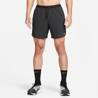Nike Mens Stride Dri-FIT 7 Brief-Lined Running Shorts in Black | DM4761-010