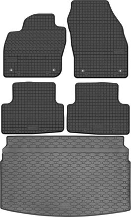 OEM Juego De Alfombrillas De Goma Para El Coche Y El Maletero Del Vw T-cross Suv De 2019