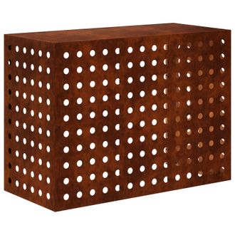 vidaXL Copertura Per Condizionatore DAria Ruggine 110 X 50 X 80 Cm Vidaxl