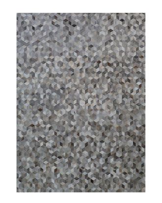 Exquisite Rugs Natural Hide Handmade Leather Hide Area Rug
