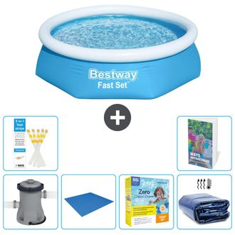 Bestway Piscina Bestway Fast Set Redonda - 244x61 Cm - 7-piezas S245