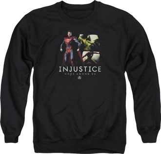 Gildan Injustice Gods Among Us Supermans Revenge Adult Crewneck Sweatshirt