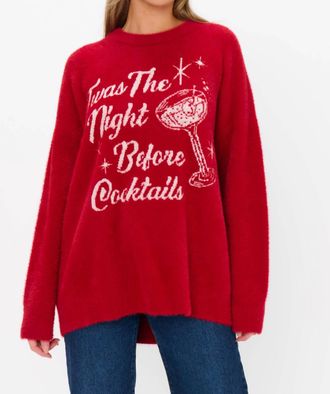 Show me your Mumu Classic Crewneck Sweater In Twas The Night Knit