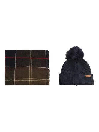 Barbour checked scarf - women - Polyester/Polyamide/Viscose - One Size - Brown