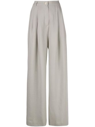 Natasha Zinko Pantaloni a vita alta - Grigio