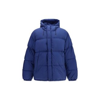 Canada Goose Blue Nylon Full-Length Mens Jacket