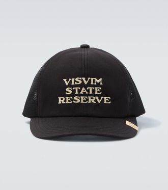 Visvim Logo cotton baseball cap