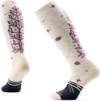 Smartwool Ski Full Cushion Ice Blossom OTC Socks Skisocken f&uuml;r Damen | wei&szlig;