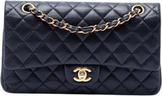 Chanel Borsa a spalla Pre-owned Double Flap - - Pre-owned - Donna - Blu - ONE SIZE