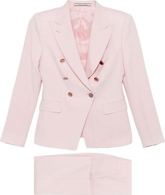 Tagliatore Womens Wool Double-Breasted Suit