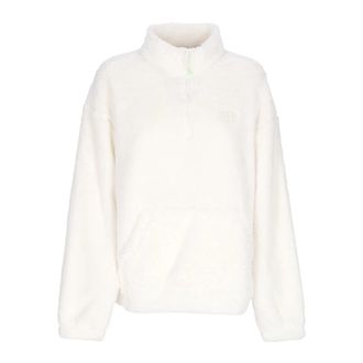 Vans Sherpa Half-Zip Coltrui Sweatshirt Wit - Dames - Jassen - Beige - M - Polyester - Jassen
