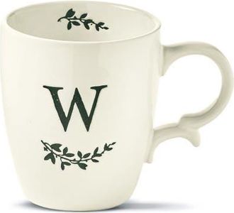 Tag Monogram W Mug Ceramic Drinkware Spring White Multi at Nordstrom