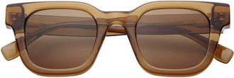 Freyrs Eyewear Atlas Square Sunglasses in Brown at Nordstrom