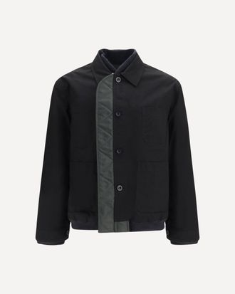 sacai Nylon ripstop twill Bomber Jacket Male 2