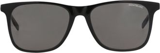 Montblanc Square-Frame Acetate Sunglasses